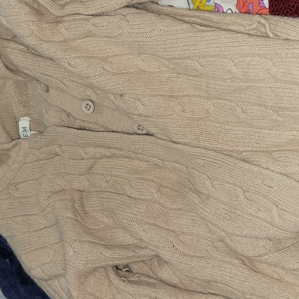 Vintage cardigan button-down With pockets